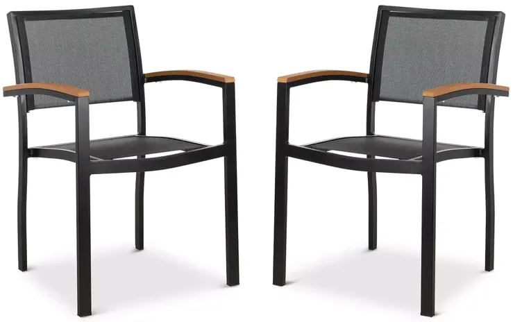 SAFAVIEH Kaelan Stackable Chairs, Set of 2