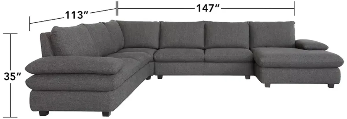 Chateau d'Ax Mason 4-Piece Sectional