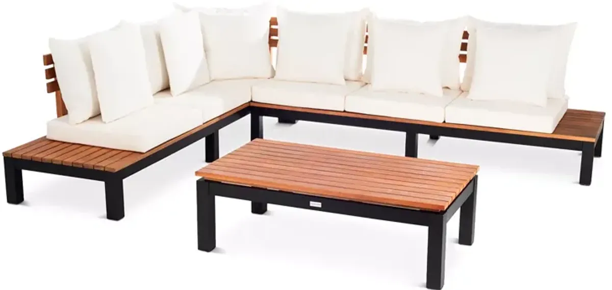 SAFAVIEH Fristal 3-Piece Indoor/Outdoor Living Set