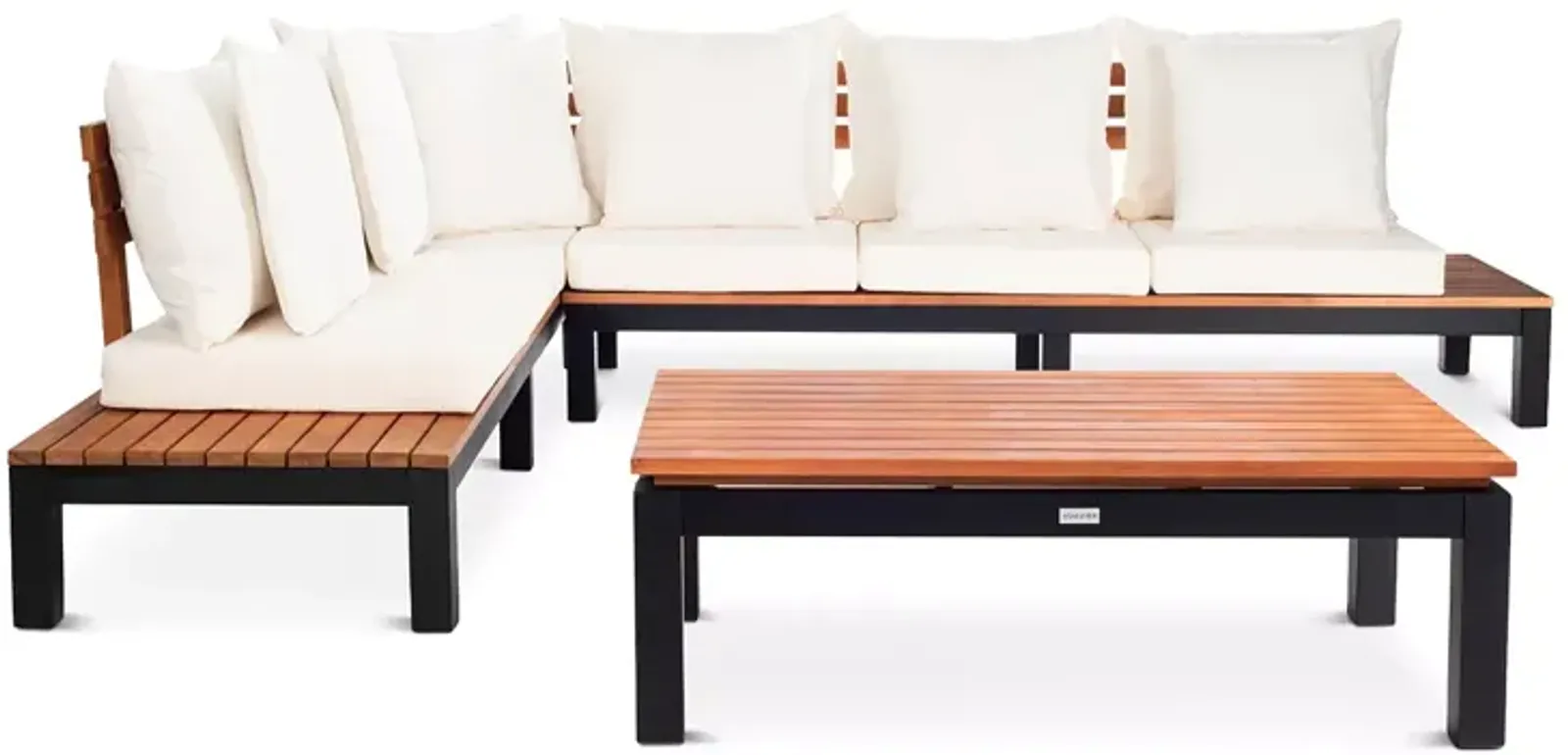 SAFAVIEH Fristal 3-Piece Indoor/Outdoor Living Set