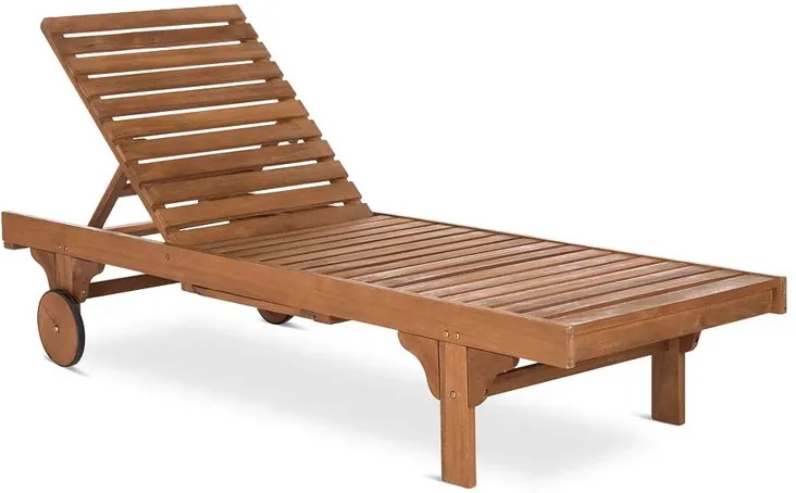 Newport Chaise Lounge Chair With Side Table