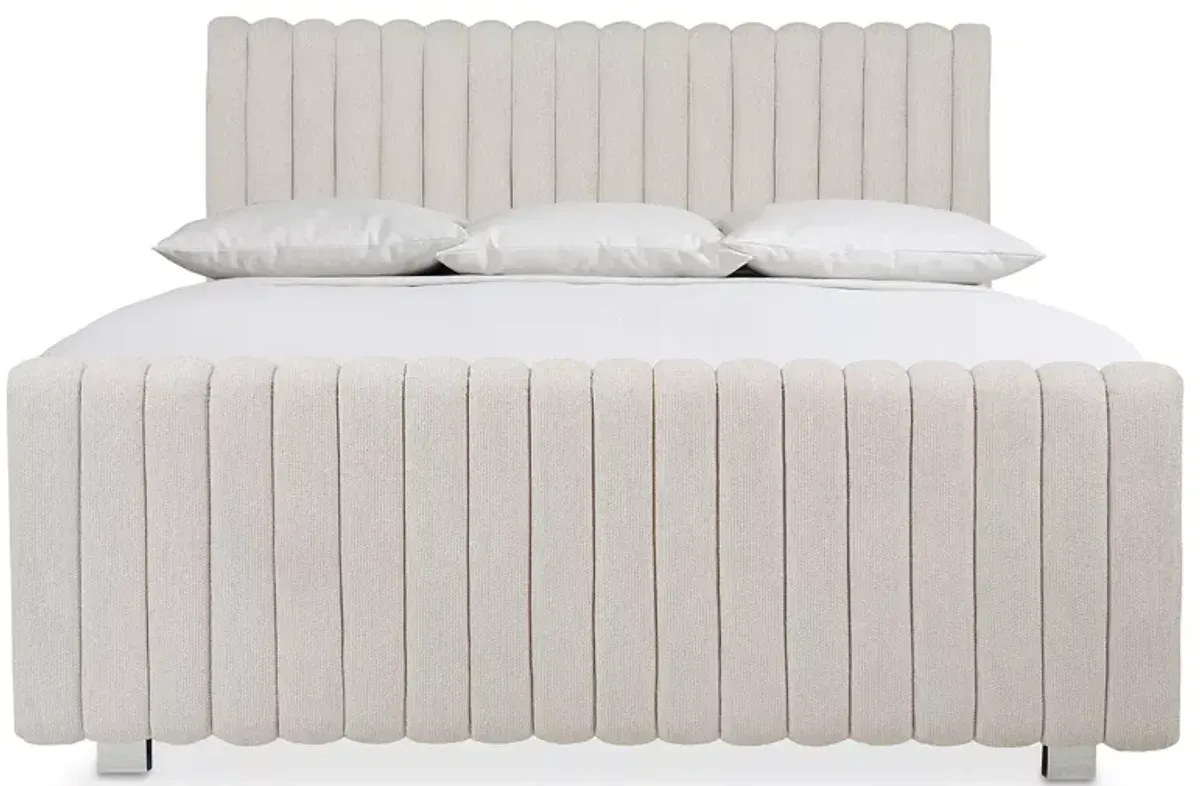 Bernhardt Silhouette Upholstered Panel King Bed