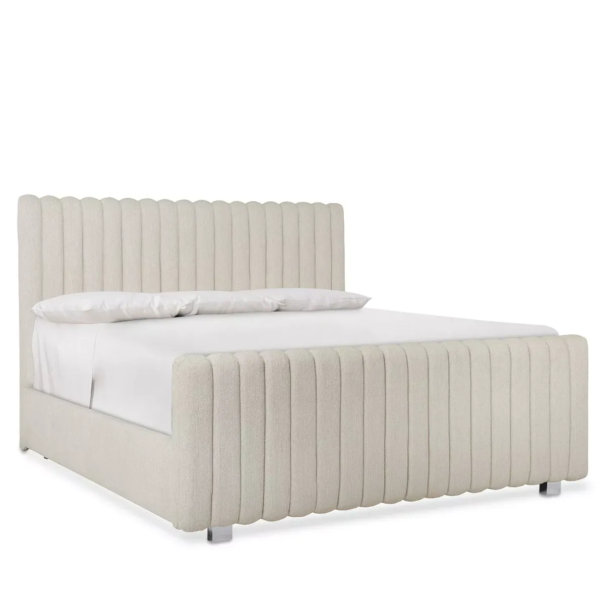 Bernhardt Silhouette Upholstered Panel King Bed