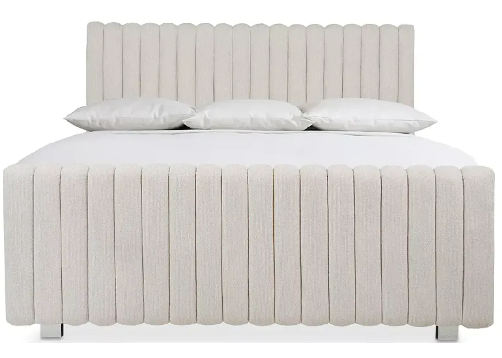 Bernhardt Silhouette Upholstered Panel King Bed