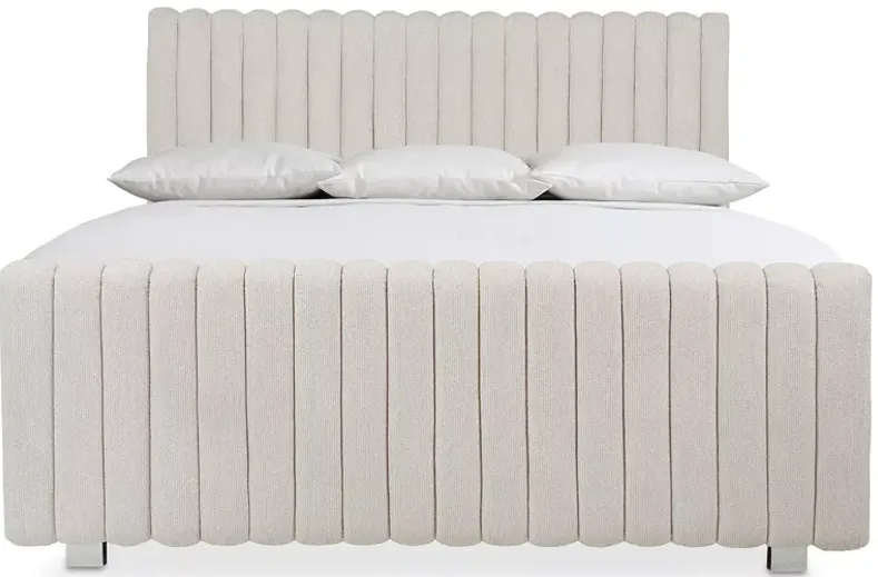 Bernhardt Silhouette Upholstered Panel King Bed