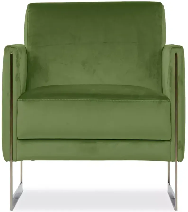 Giuseppe Nicoletti Coco Velvet Brass Chair