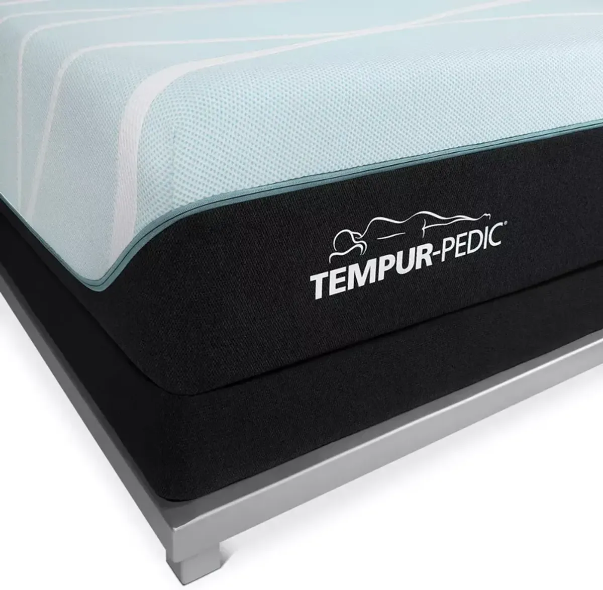 Tempur-Pedic TEMPUR-PRObreeze° Medium Hybrid Split Queen Mattress & Box Spring Set