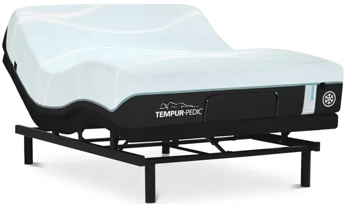 Tempur-Pedic TEMPUR-PRObreeze° Medium Hybrid Split King Mattress & Box Spring Set