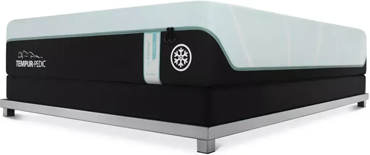 Tempur-Pedic TEMPUR-PRObreeze° Medium Hybrid Split King Mattress & Box Spring Set