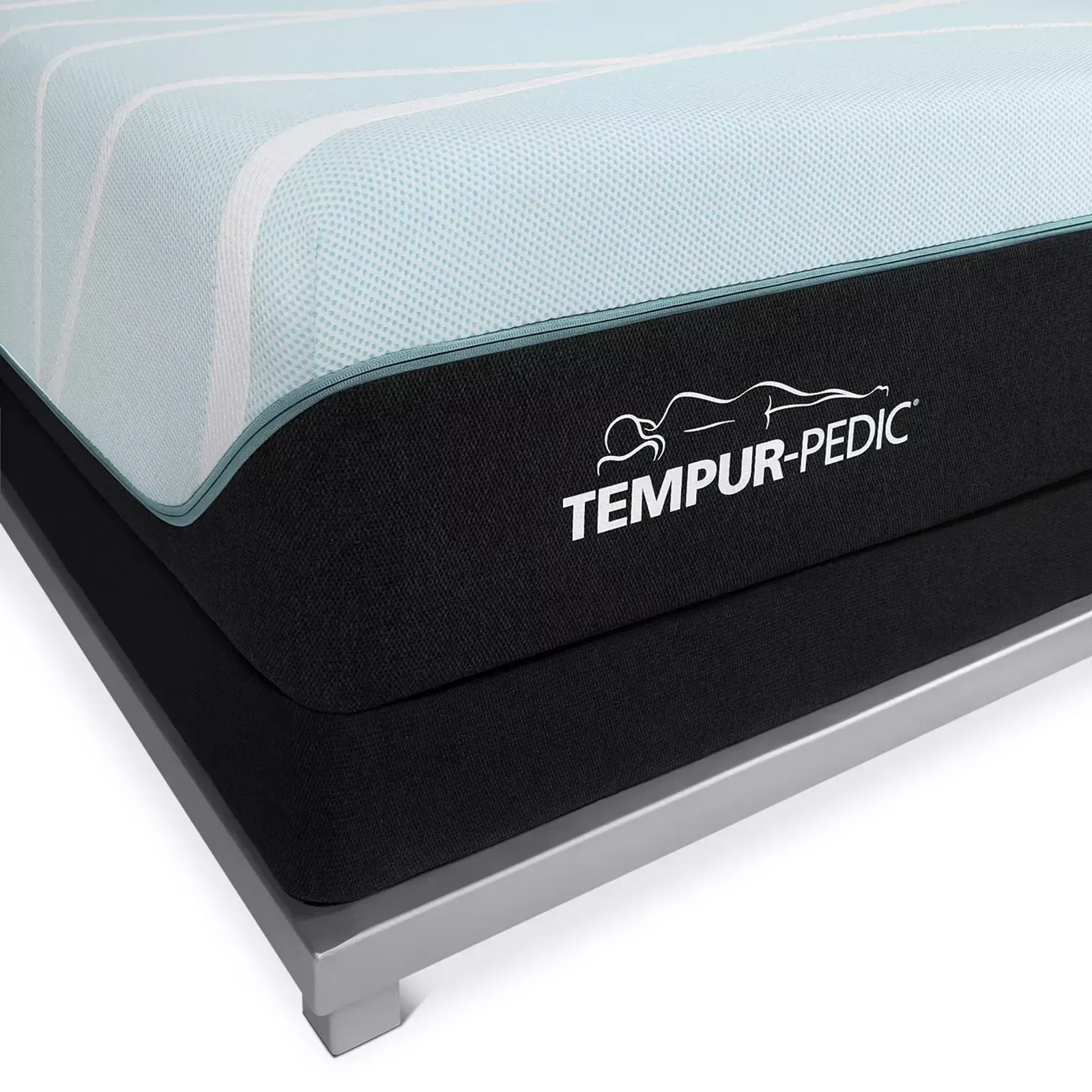 Tempur-Pedic TEMPUR-PRObreezeÂ° Medium Hybrid Split King Mattress & Box Spring Set