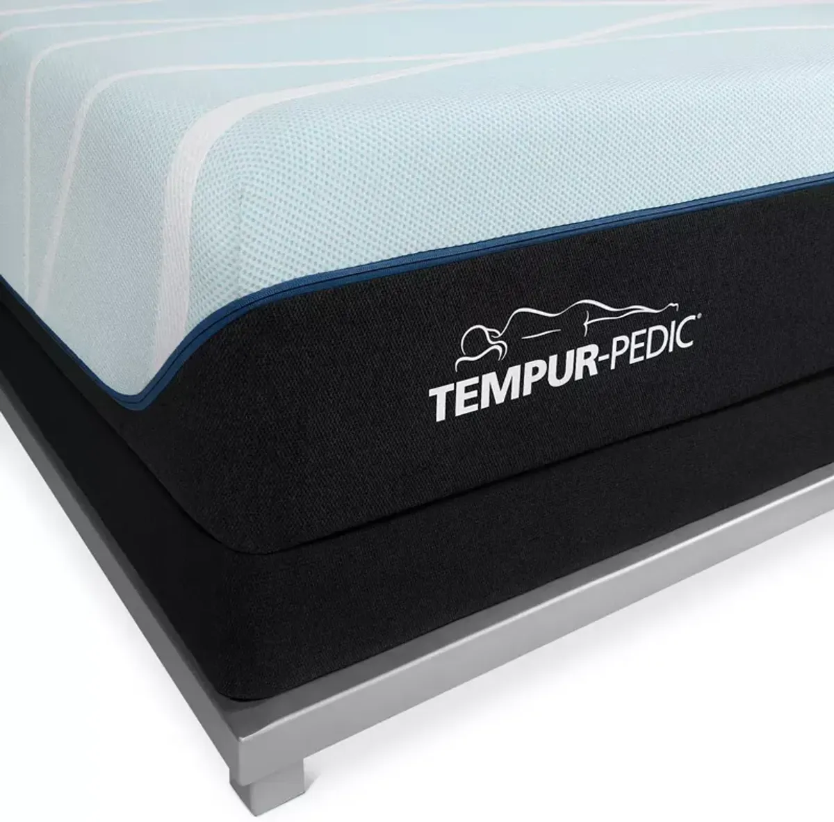 Tempur-Pedic TEMPUR-LUXEbreeze° Soft Split Queen Mattress & Box Spring Set