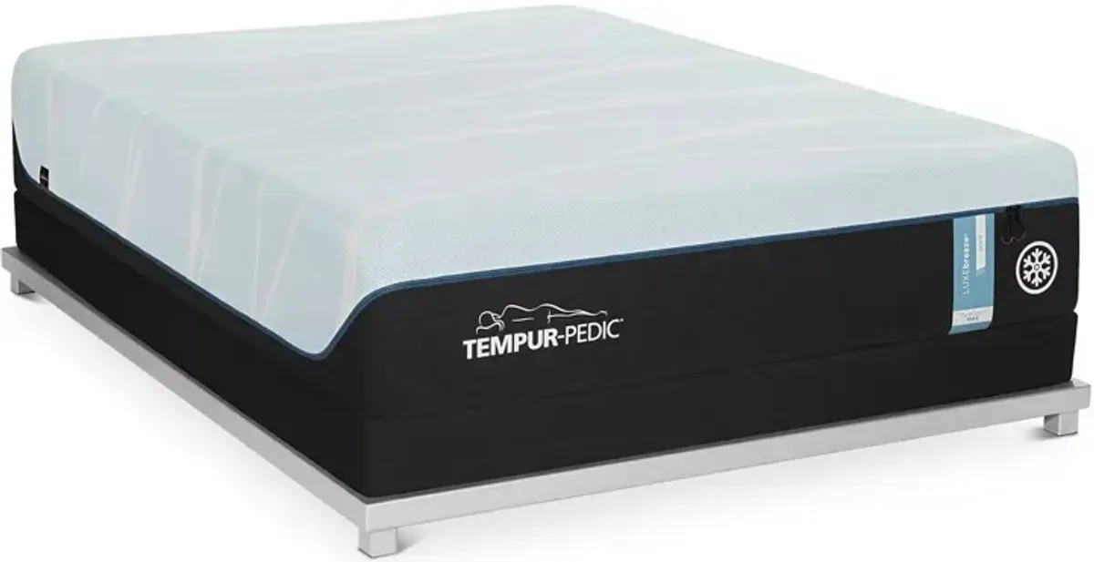 Tempur-Pedic TEMPUR-LUXEbreeze° Soft Split King Mattress & Box Spring Set