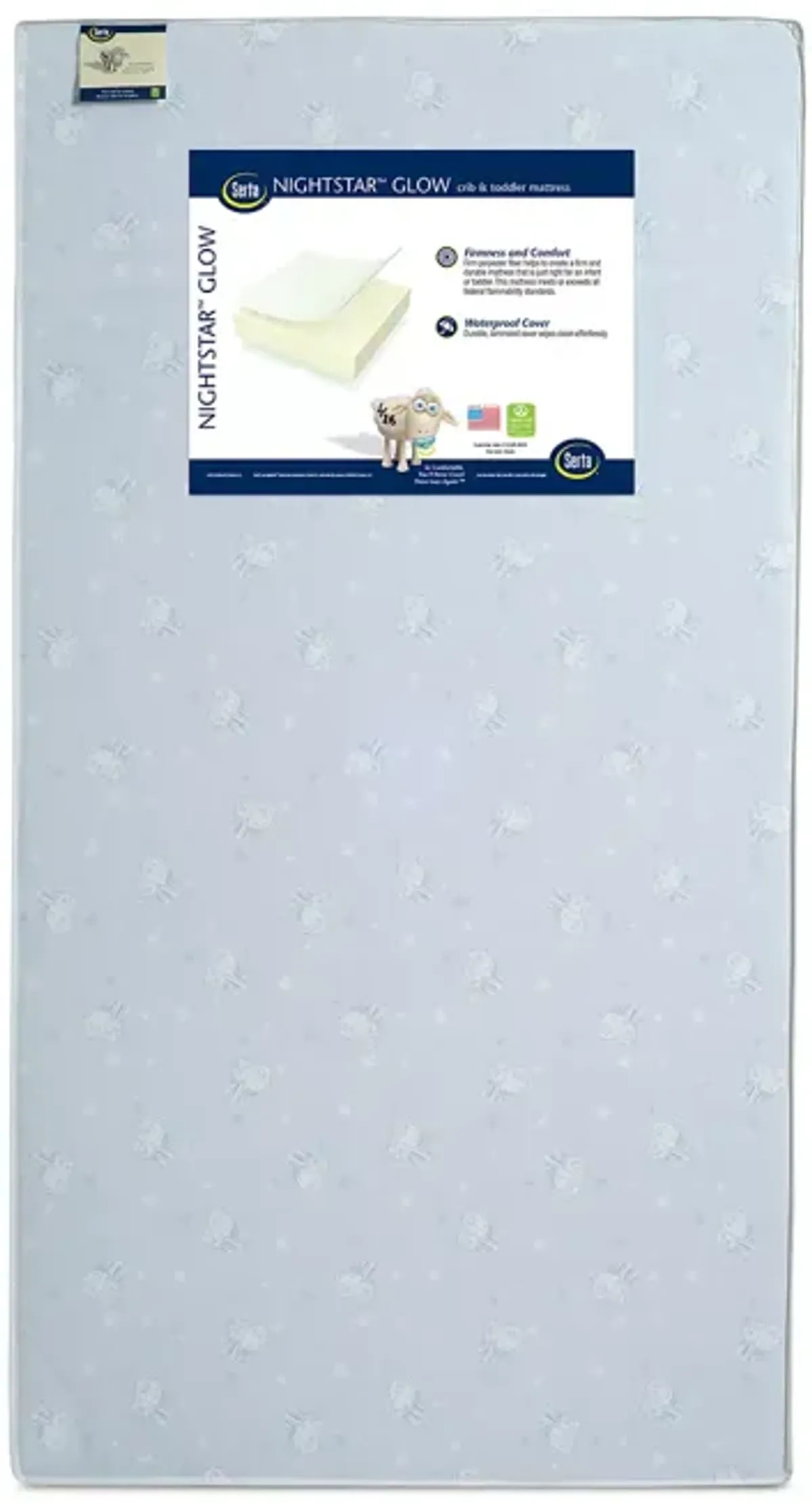 Serta Nightstar Glow Crib & Toddler Mattress Only