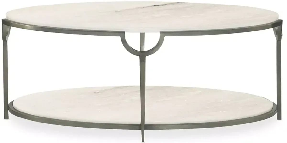 Bernhardt Morello Oval Cocktail Table