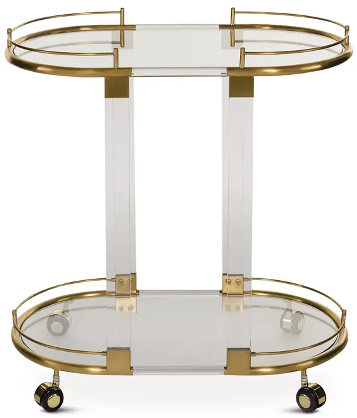 SAFAVIEH Lennon Acrylic Bar Trolley