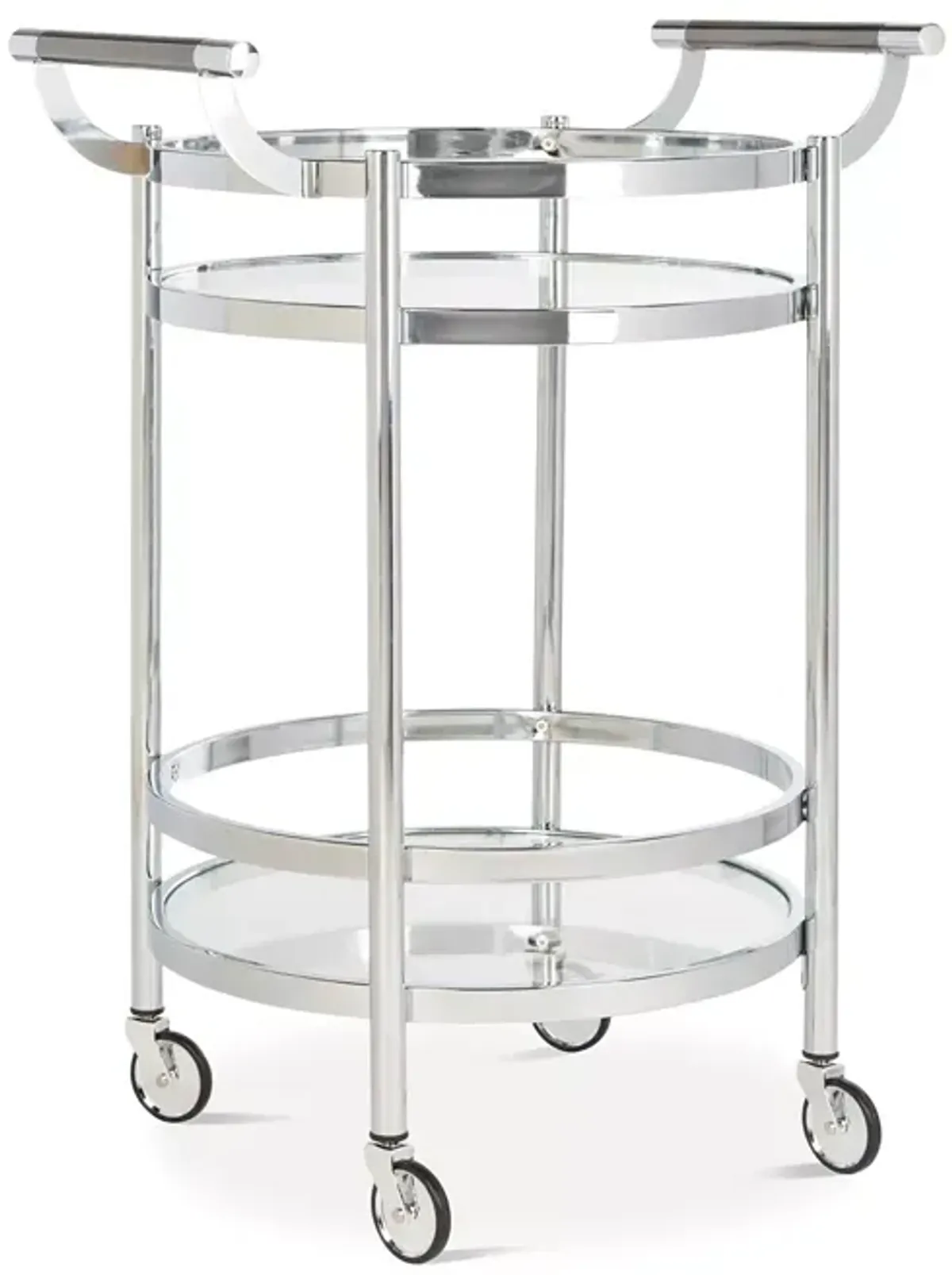 SAFAVIEH Sienna 2-Tier Round Bar Cart