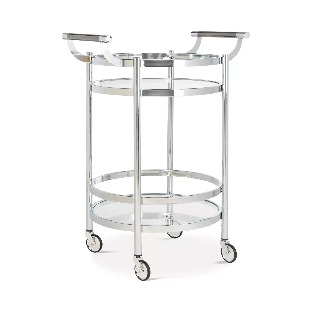 SAFAVIEH Sienna 2-Tier Round Bar Cart