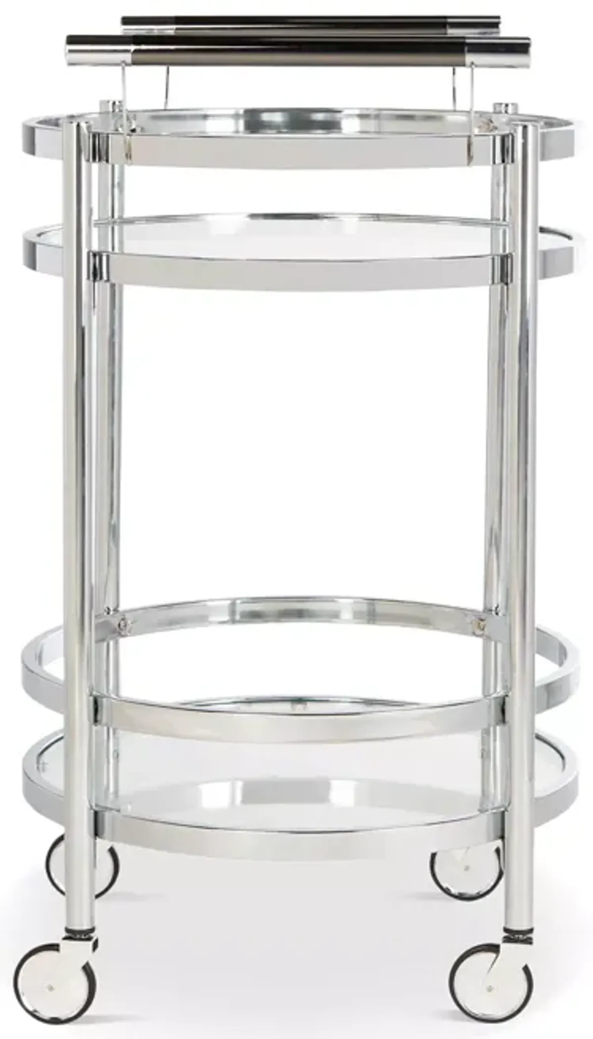 SAFAVIEH Sienna 2-Tier Round Bar Cart