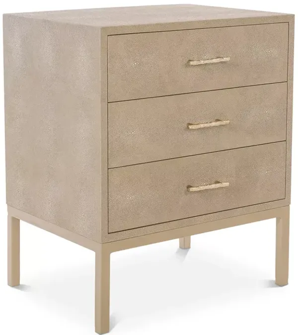 SAFAVIEH Camden Faux Shagreen Nightstand
