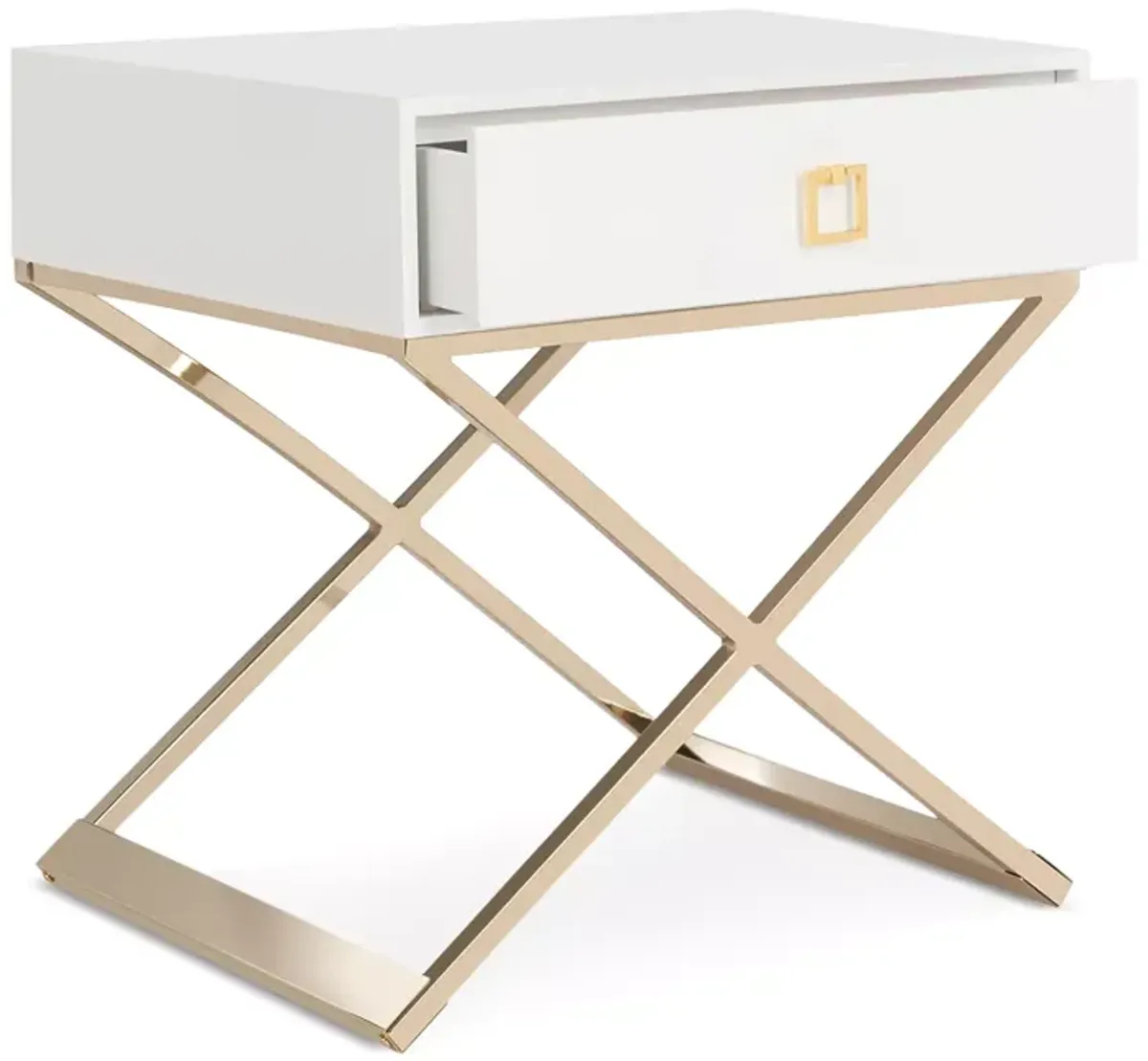 SAFAVIEH Zarina Modern Cross Leg End Table