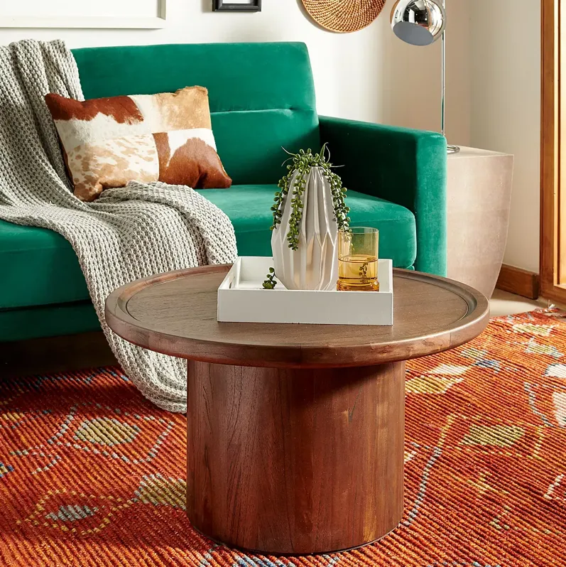 SAFAVIEH Devin Round Pedestal Coffee Table