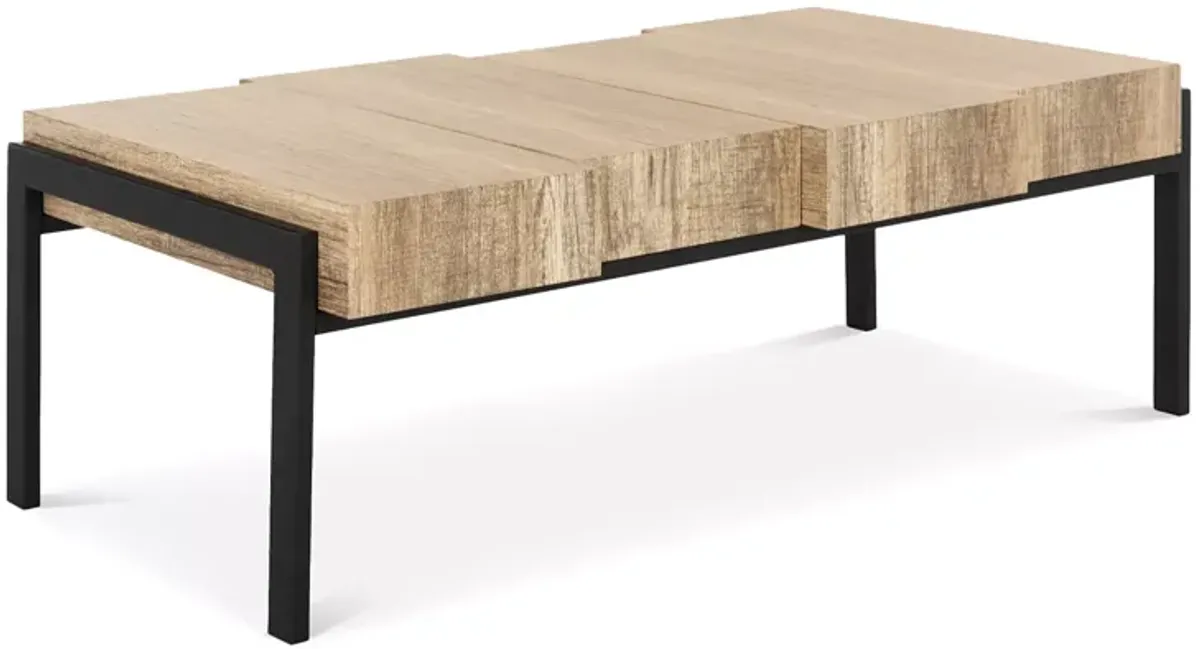 SAFAVIEH Couture Alexander Rectangular Contemporary Rustic Coffee Table