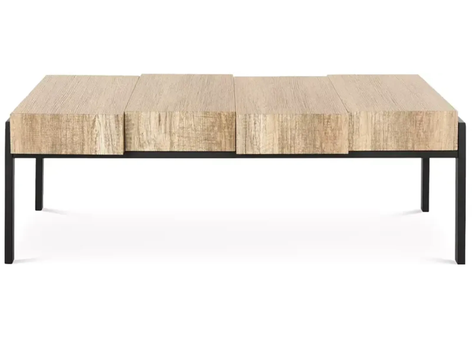 SAFAVIEH Couture Alexander Rectangular Contemporary Rustic Coffee Table