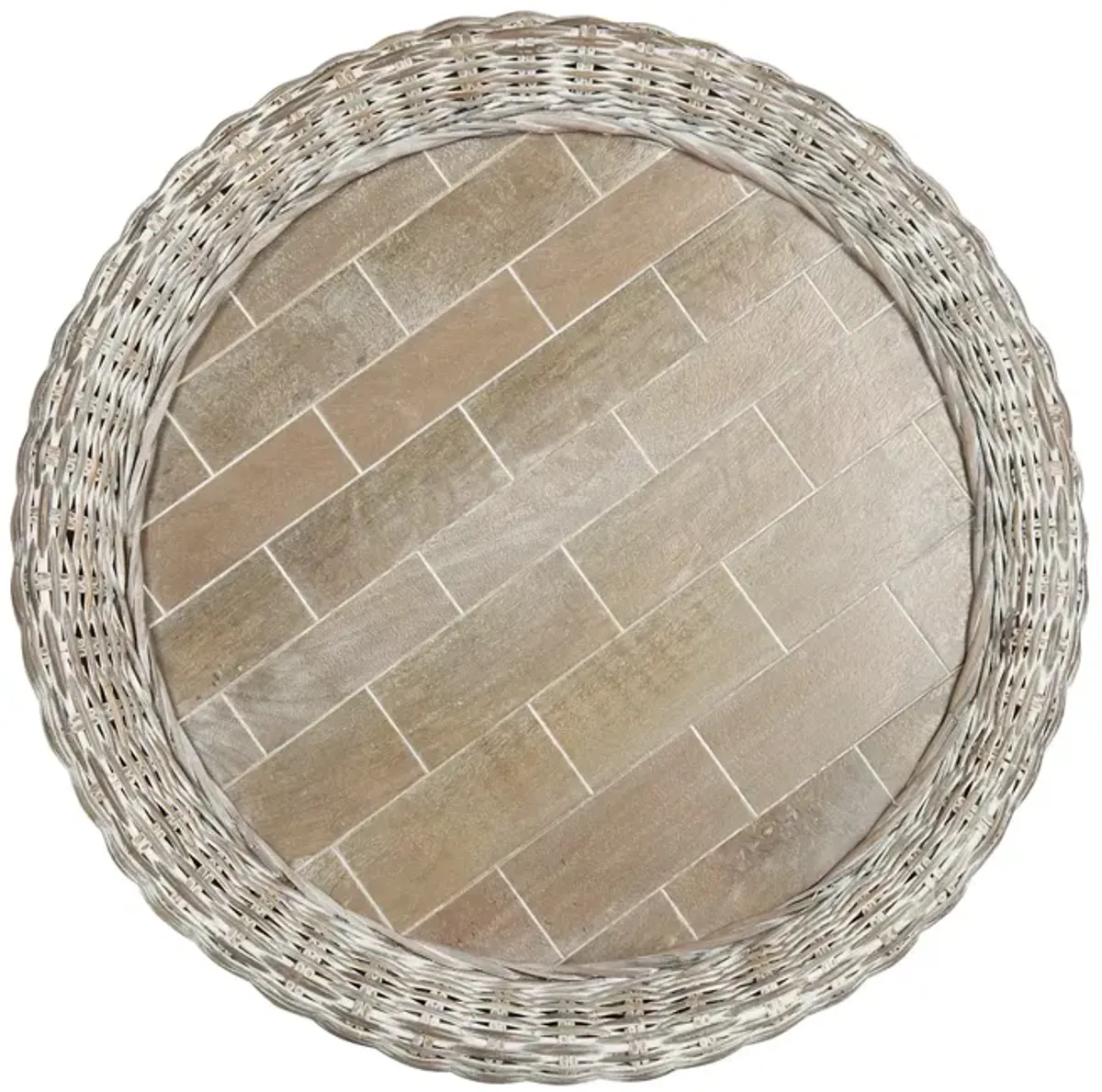 SAFAVIEH Couture Alley Wood Top Coffee Table