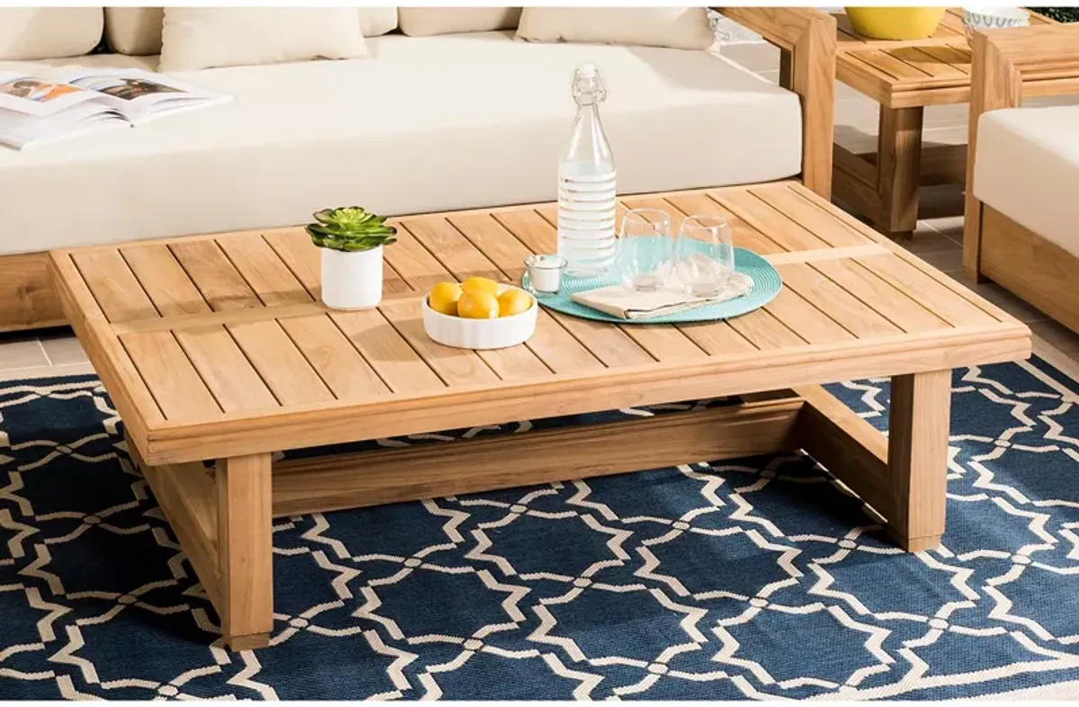 SAFAVIEH Couture Montford Teak Coffee Table