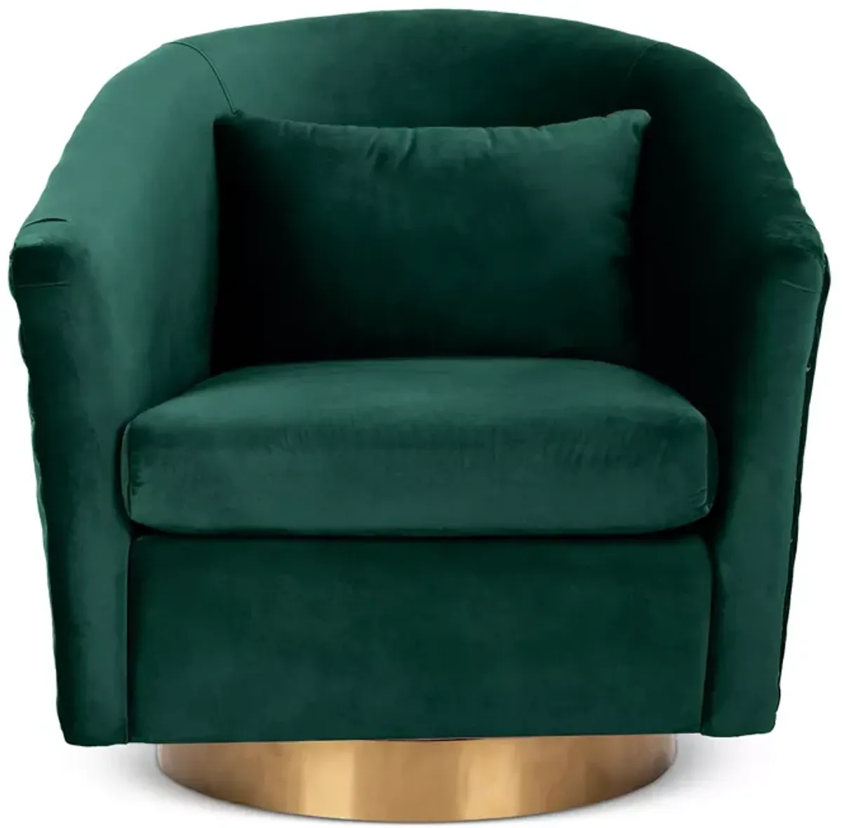 SAFAVIEH Couture Clara Quilted Swivel Tub Chair