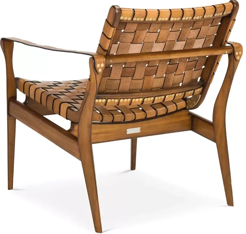 SAFAVIEH Couture Dilan Leather Safari Chair