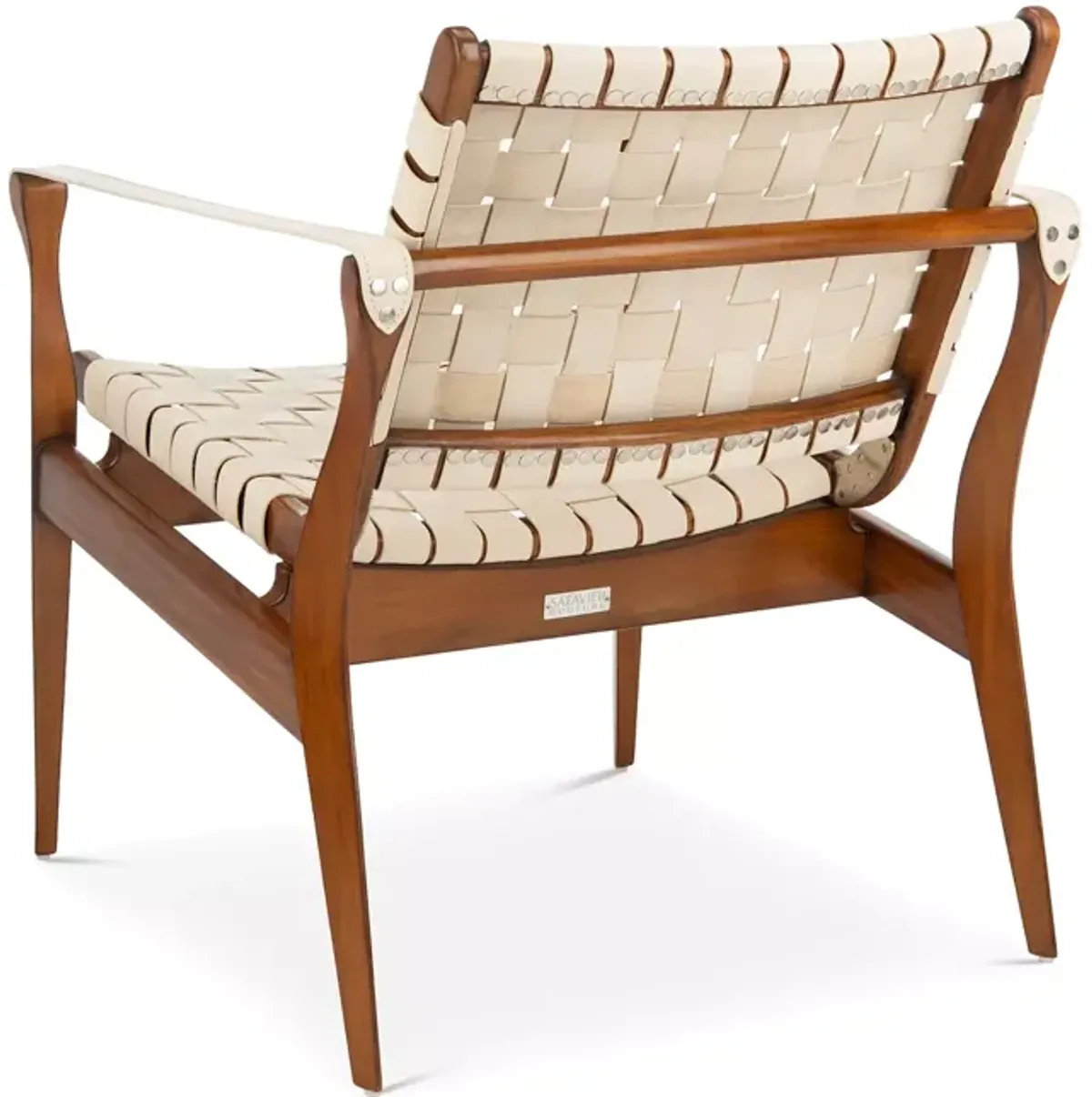 SAFAVIEH Couture Dilan Leather Safari Chair