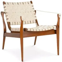 SAFAVIEH Couture Dilan Leather Safari Chair