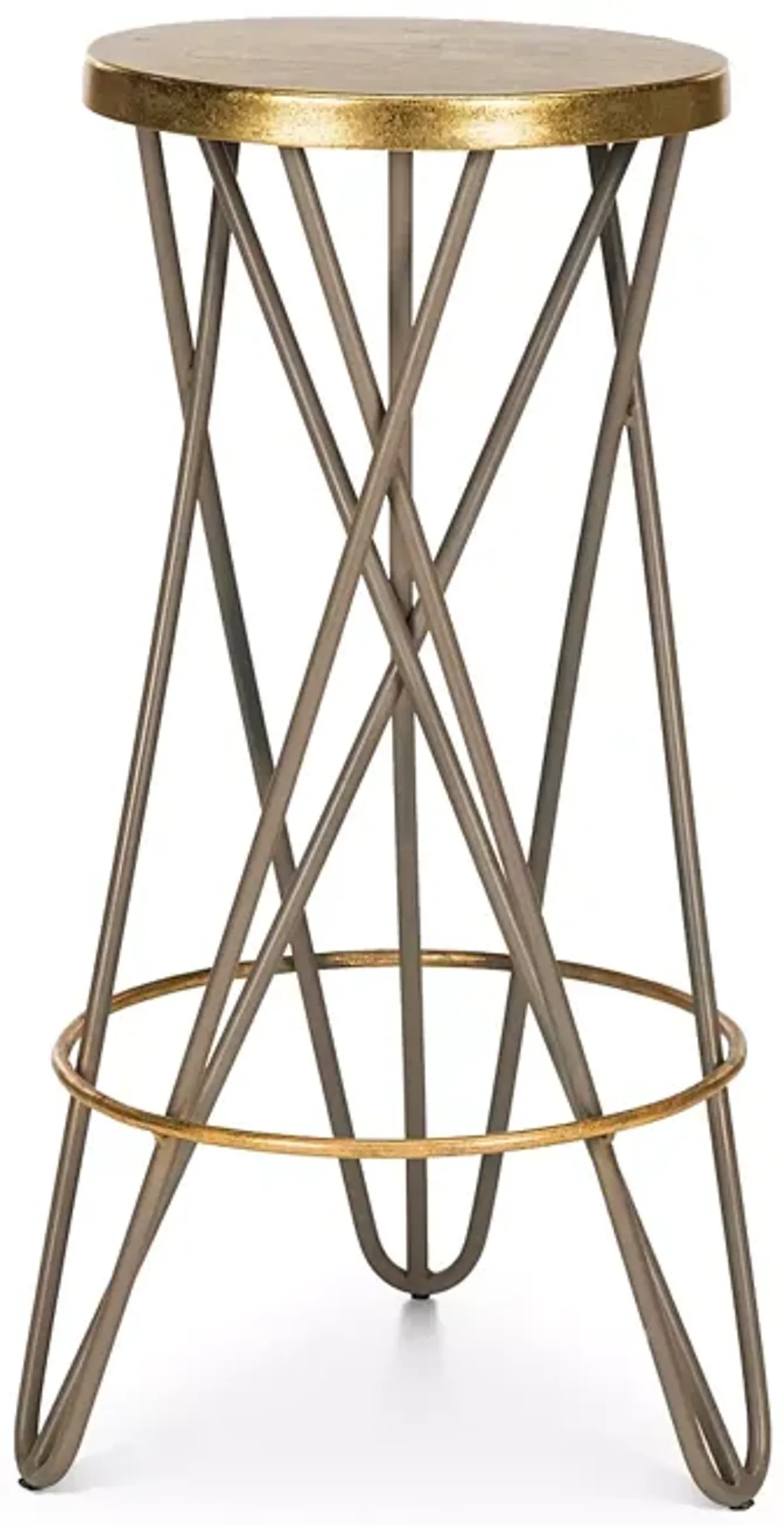 SAFAVIEH Lorna Gold Leaf Barstool