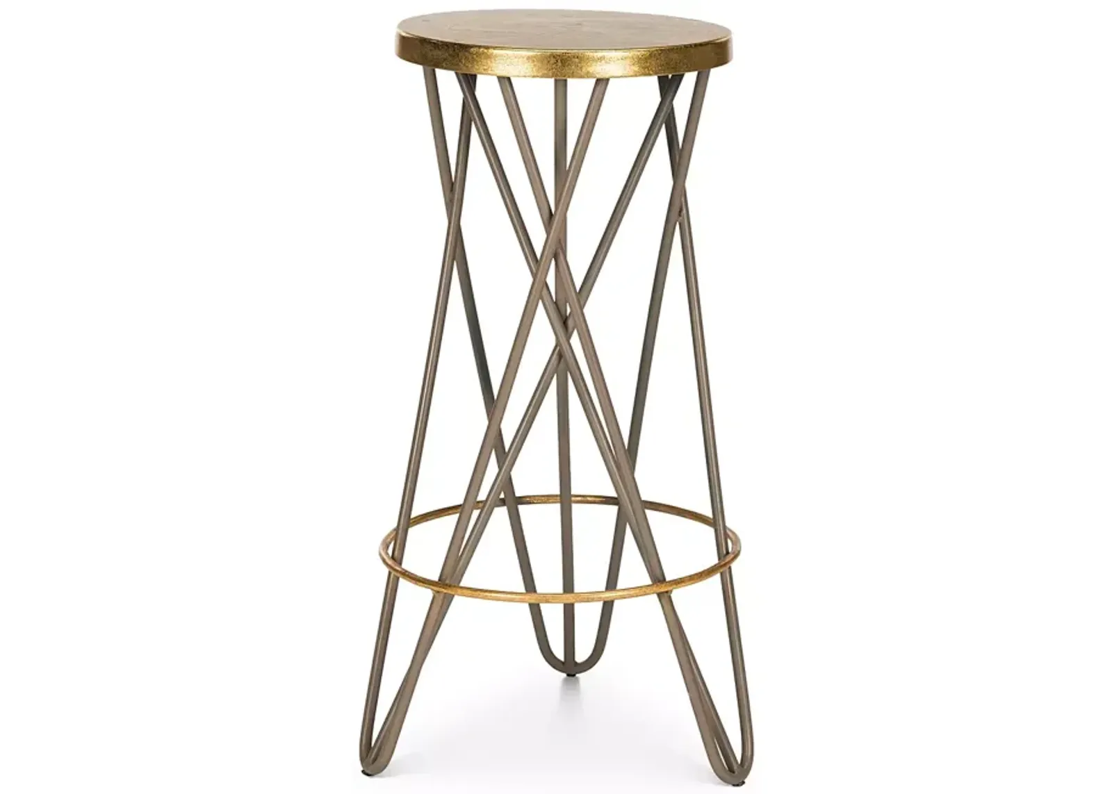 SAFAVIEH Lorna Gold Leaf Barstool