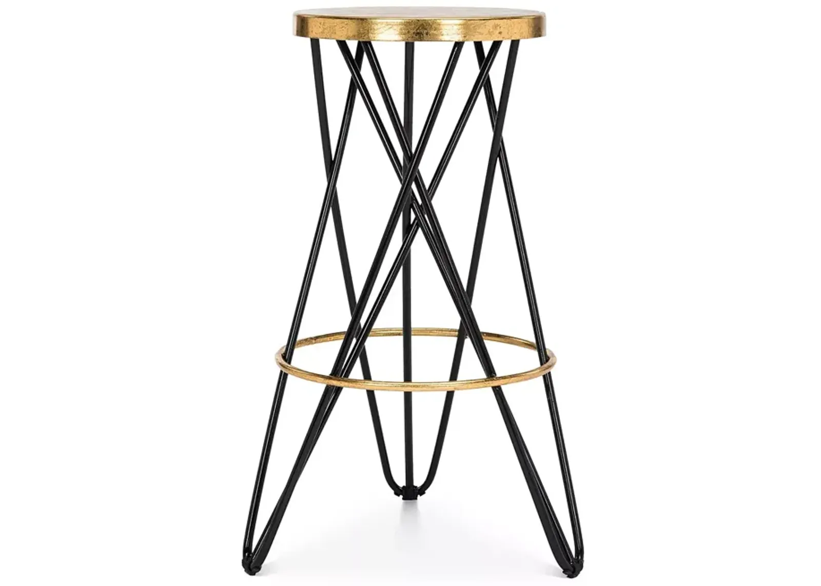 SAFAVIEH Lorna Gold Leaf Barstool