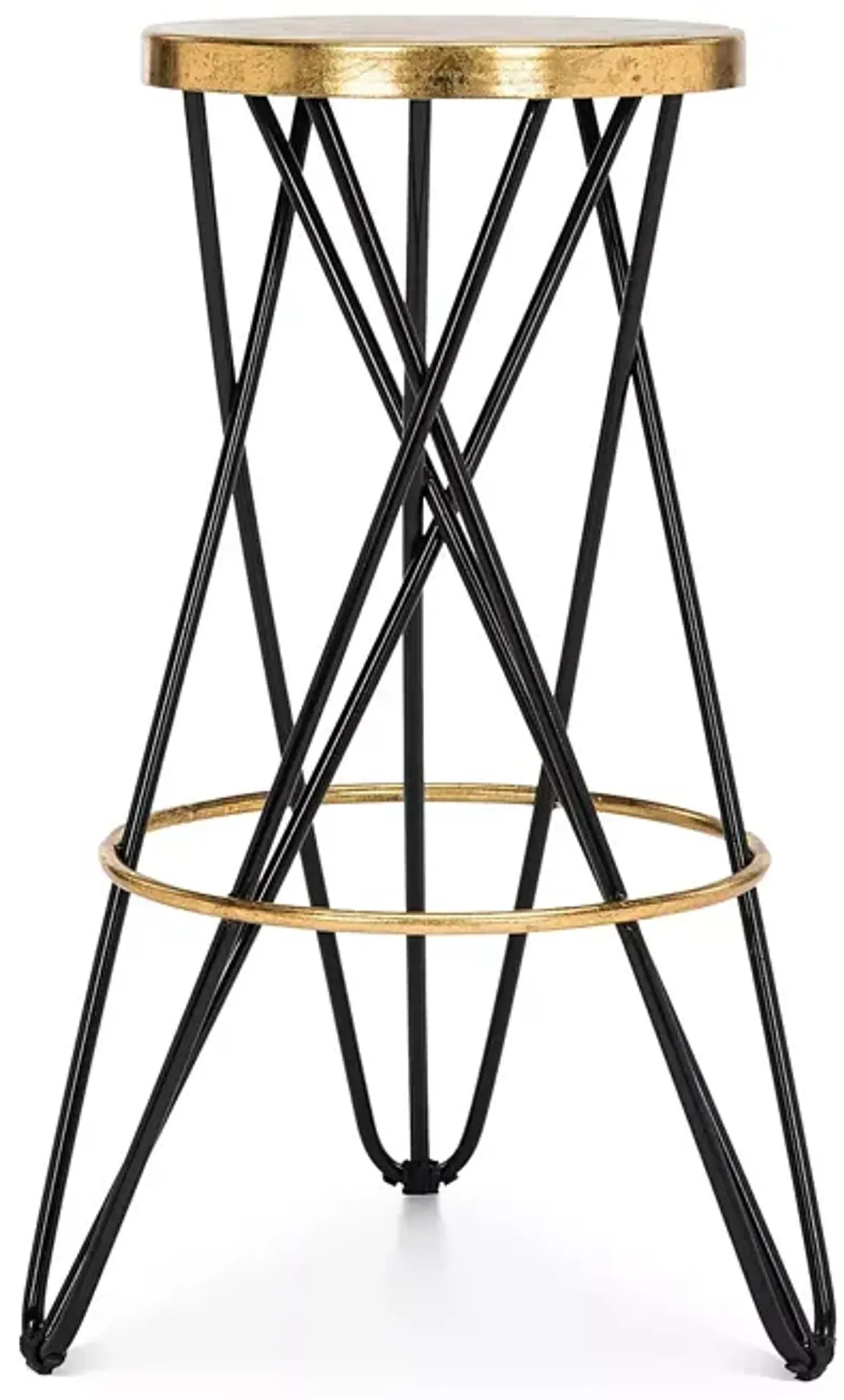 SAFAVIEH Lorna Gold Leaf Barstool