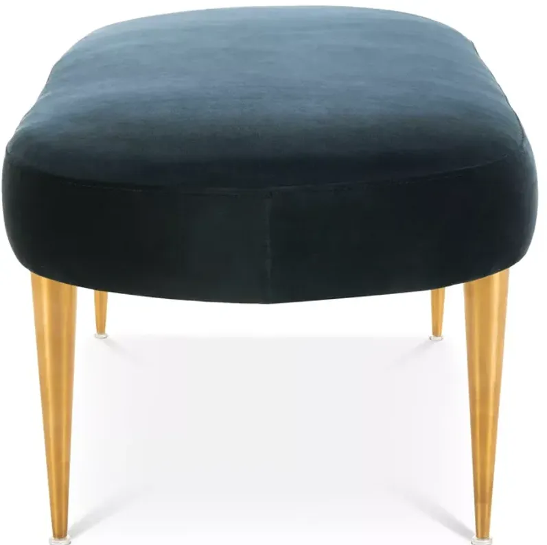 SAFAVIEH Corinne Velvet Oval Bench