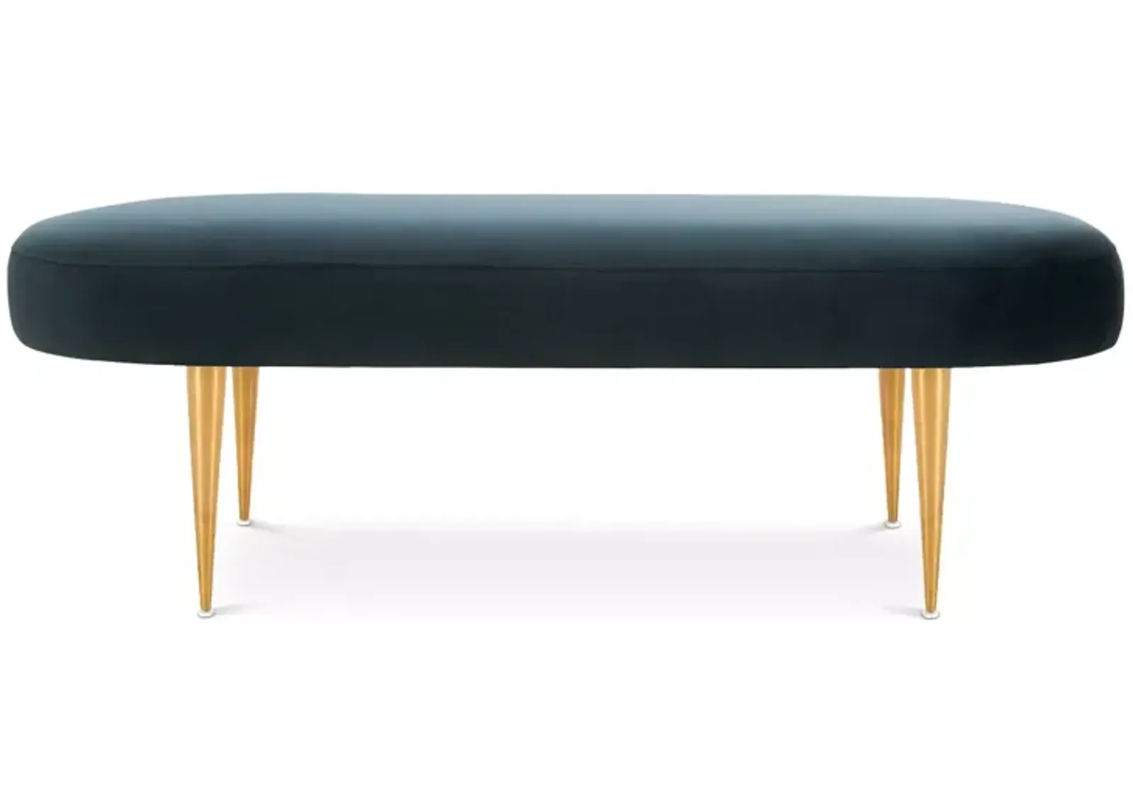 SAFAVIEH Corinne Velvet Oval Bench