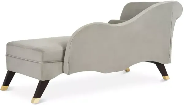 SAFAVIEH Caiden Velvet Chaise with Pillow