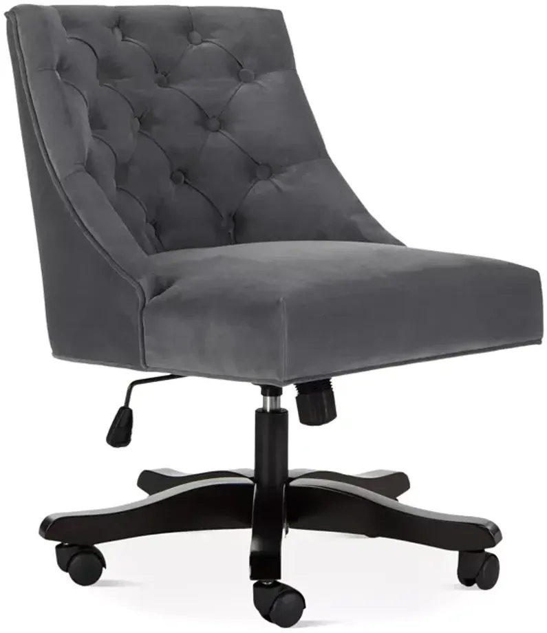 SAFAVIEH Soho Tufted Velvet Swivel Desk Chair