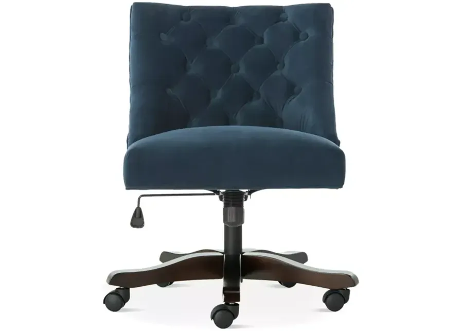 SAFAVIEH Soho Tufted Velvet Swivel Desk Chair