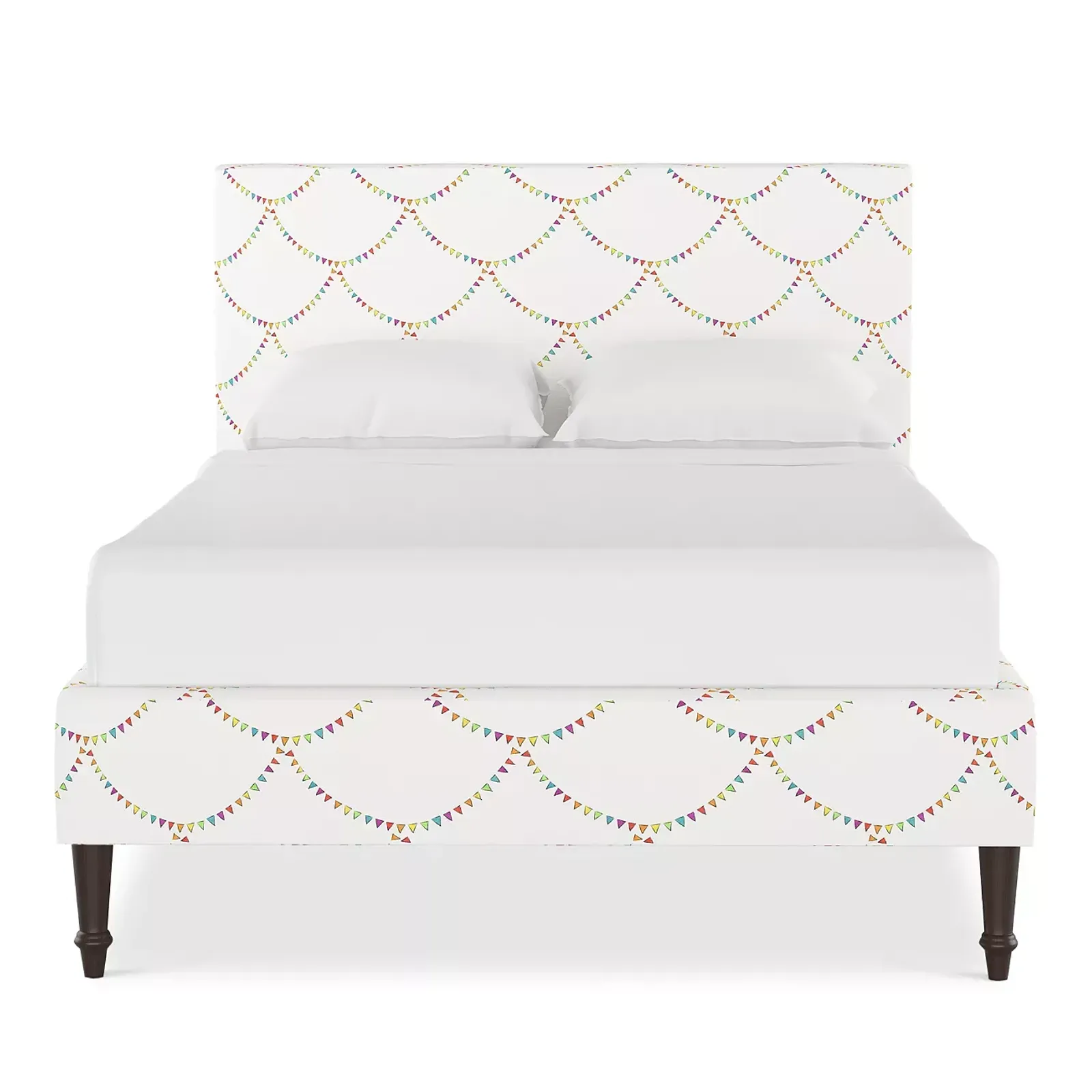 Gray Malin x Cloth & Co. Rowan Queen Platform Bed with Fancy Cone Leg