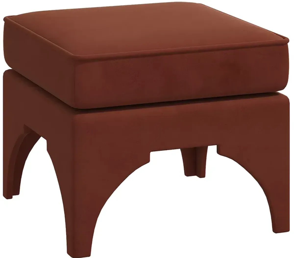 Sparrow & Wren Mara Ottoman, Velvet