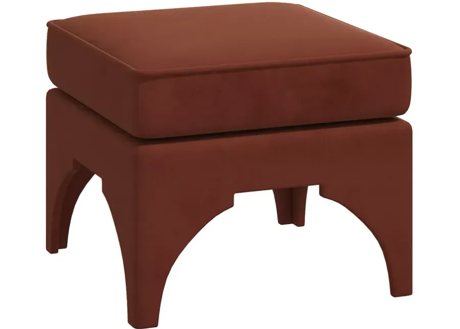 Sparrow & Wren Mara Ottoman, Velvet