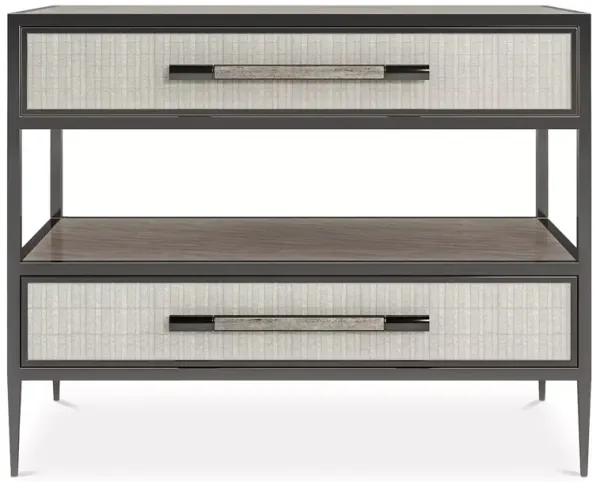Caracole Impressive Two Shelf Nightstand
