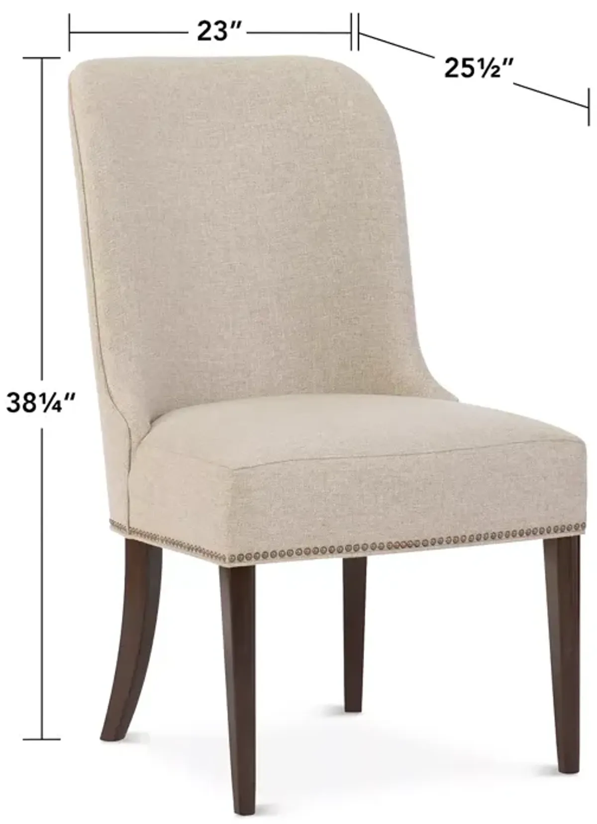 Caracole Streamline Upholstered Side Chair