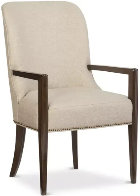 Caracole Streamline Upholstered Arm Chair