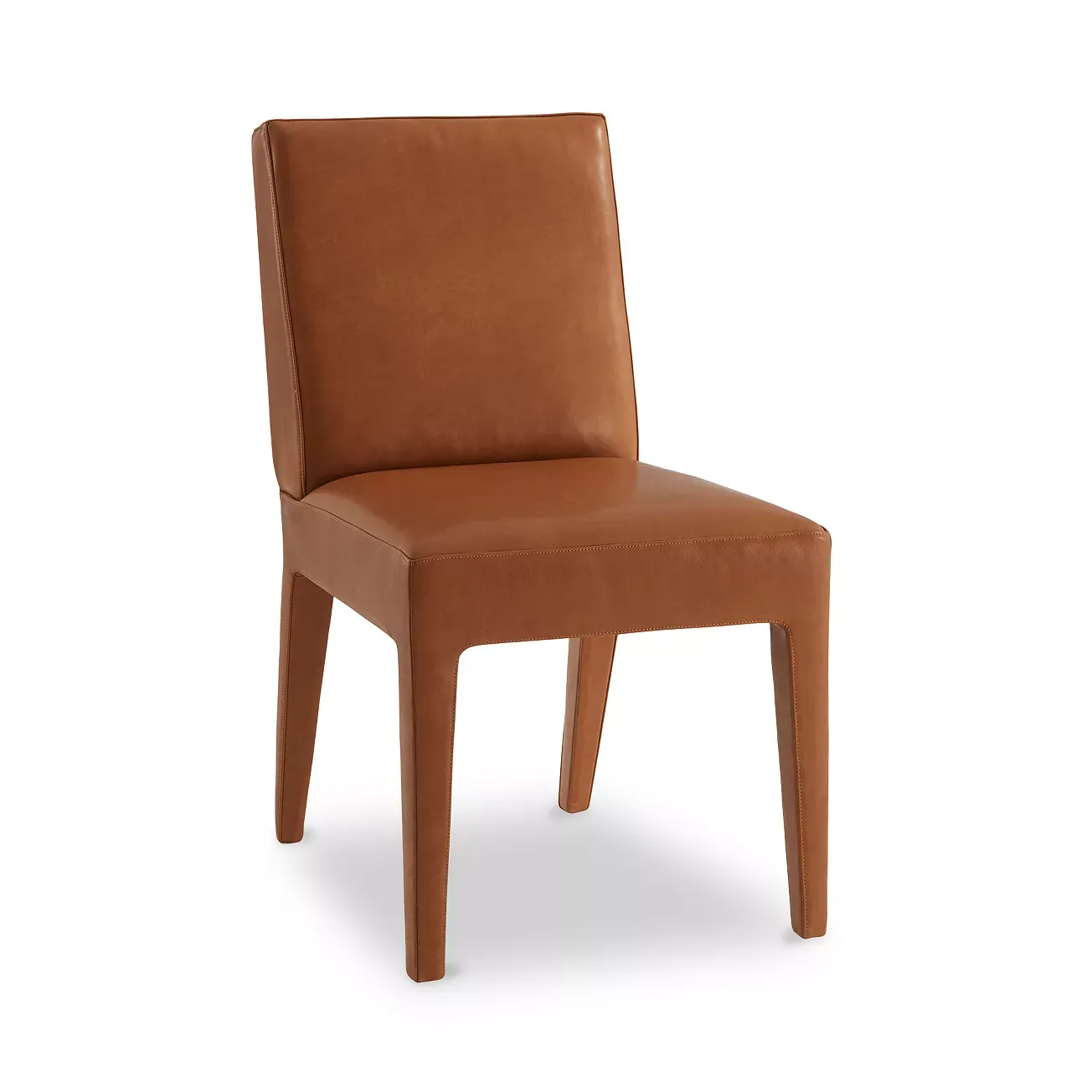 Ralph Lauren Dalton Leather Upholstered Dining Side Chair