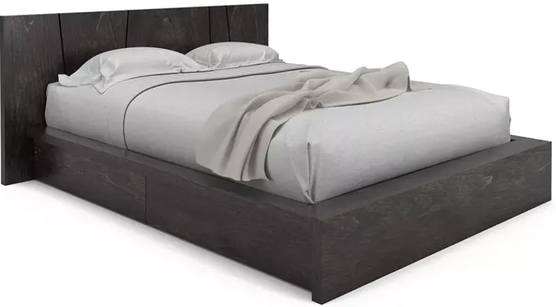 HuppÃ© Silk Queen Bed With Storage Drawers for Each Side